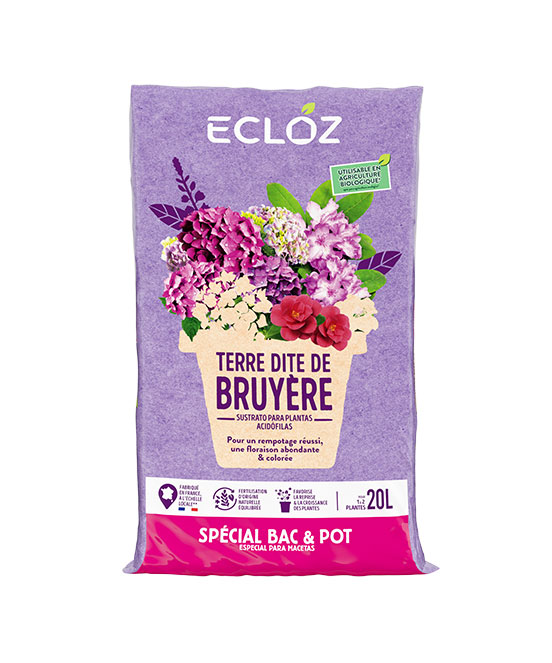 Terreau acidophiles pour plantes d'intérieures